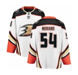 Youth Anaheim Ducks #54 Antoine Morand Fanatics Branded White Away Breakaway NHL Jersey