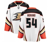 Youth Anaheim Ducks #54 Antoine Morand Fanatics Branded White Away Breakaway NHL Jersey