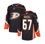 Youth Anaheim Ducks #67 Rickard Rakell Authentic Black Home Hockey Jersey