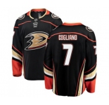 Youth Anaheim Ducks #7 Andrew Cogliano Fanatics Branded Black Home Breakaway Hockey Jersey