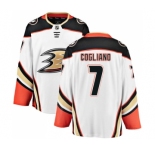 Youth Anaheim Ducks #7 Andrew Cogliano Fanatics Branded White Away Breakaway NHL Jersey