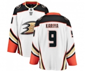 Youth Anaheim Ducks #9 Paul Kariya Fanatics Branded White Away Breakaway Hockey Jersey