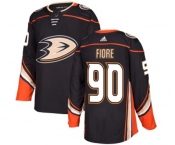 Youth Anaheim Ducks #90 Giovanni Fiore Authentic Black Home Hockey Jersey