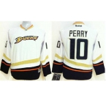 youth nhl jerseys anaheim ducks #10 perry white