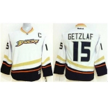 youth nhl jerseys anaheim ducks #15 getzlaf white[2014 new][patch C]