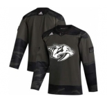 Men's Nashville Predators 2019 Veterans Day Authentic Practice Hockey Jersey Camo