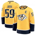 Men's Nashville Predators #59 Roman Josi Gold 2024-25 Home Stitched Hockey Jersey