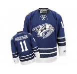 Men's Reebok Nashville Predators #11 Cody Hodgson Authentic Blue Third NHL Jersey