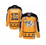 Men's Reebok Nashville Predators #19 Calle Jarnkrok Authentic Gold Home 2017 Stanley Cup Final NHL Jersey New Style