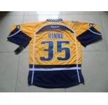 nhl jerseys nashville predators #35 rinne yellow 2011 new