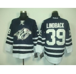 nhl jerseys nashville predators #39 lindback blue[lindback]