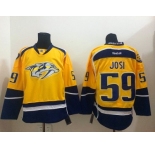 nhl jerseys nashville predators #59 josi blue-yellow