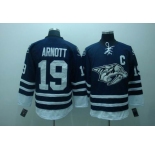 nhl nashville predators#19 arnott blue