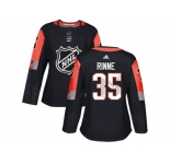 Women Adidas Nashville Predators #35 Pekka Rinne Black 2018 All-Star Central Division Authentic Stitched NHL Jersey