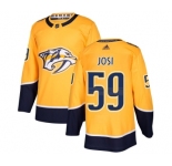 Youth Nashville Predators #59 Roman Josi Authentic Gold Home Hockey Jersey