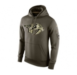 nhl jerseys nashville predators nike green salute to service[pullover hooded sweatshirt]