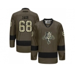 Florida Panthers #68 Jaromir Jagr Green Salute to Service Stitched NHL Jersey