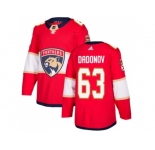 Men Adidas Florida Panthers #63 Evgenii Dadonov Red Home Authentic Stitched NHL Jersey