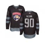 Men Adidas Florida Panthers #90 Jared McCann Black 1917-2017 100th Anniversary Stitched NHL Jersey