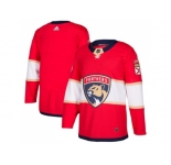 Men Adidas Florida Panthers Blank Red Home Authentic Stitched NHL Jersey