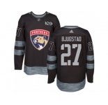 Men's Adidas Florida Panthers #27 Nick Bjugstad Authentic Black 1917-2017 100th Anniversary NHL Jersey