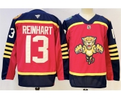 Men's Florida Panthers #13 Sam Reinhart Red 2026-2026 Winter Classic Stitched Hockey Jersey