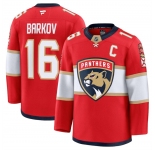 Men's Florida Panthers #16 Aleksander Barkov Red 2024-25 Home Stitched Hockey Jersey