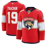 Men's Florida Panthers #19 Matthew Tkachuk Red 2025 Premium Stitched Hockey Jersey