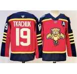 Men's Florida Panthers #19 Matthew Tkachuk Red 2026-2026 With A Patch Winter Classic Stitched Hockey Jersey