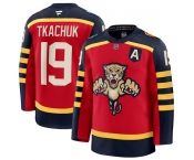 Men's Florida Panthers #19 Matthew Tkachuk Red 2026 Winter Classic Stitched Hockey Jersey