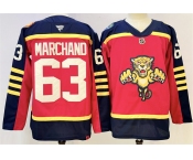 Men's Florida Panthers #63 Brad Marchand Red 2026-2026 Winter Classic Stitched Hockey Jersey