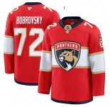 Men's Florida Panthers #72 Sergei Bobrovsky Red 2025 Premium Stitched Hockey Jersey
