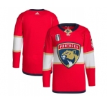 Men's Florida Panthers Blank Red 2023 Stanley Cup Final Stitched Jersey