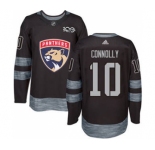 Men's Panthers #10 Brett Connolly Black 1917-2017 100th Anniversary Stitched Hockey Jersey