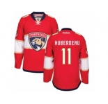 Men's Reebok Florida Panthers #11 Jonathan Huberdeau Authentic Red Home NHL New Jersey