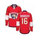 Men's Reebok Florida Panthers #16 Aleksander Barkov Authentic Red Home NHL New Jersey