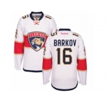 Men's Reebok Florida Panthers #16 Aleksander Barkov Authentic White Away NHL New Jersey
