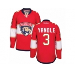 Men's Reebok Florida Panthers #3 Keith Yandle Authentic Red Home NHL Jersey