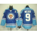 nhl jerseys florida panthers #9 weiss blue 2011 new