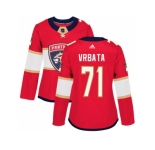 Women Adidas Florida Panthers #71 Radim Vrbata Red Home Authentic Stitched NHL Jerse