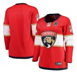 Women's Florida Panthers Blank Red 2025 Stanley Cup Final Home Stitched Hockey Jersey