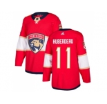 Youth Adidas Florida Panthers #11 Jonathan Huberdeau Red Home Authentic Stitched NHL Jersey