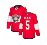 Youth Adidas Florida Panthers #5 Aaron Ekblad Red Home Authentic Stitched NHL Jersey