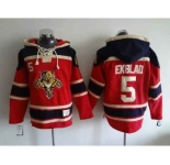nhl jerseys florida panthers #5 ekblad red-blue[pullover hooded sweatshirt]