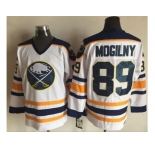 Buffalo Sabres #89 Alexander Mogilny White CCM Throwback Stitched NHL Jersey