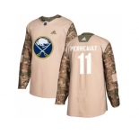 Men Adidas Buffalo Sabres #11 Gilbert Perreault Camo Authentic 2017 Veterans Day Stitched NHL Jersey