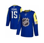 Men Adidas Buffalo Sabres #15 Jack Eichel Royal 2018 All-Star Atlantic Division Authentic Stitched NHL Jersey