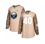 Men Adidas Buffalo Sabres #40 Robin Lehner Camo Authentic 2017 Veterans Day Stitched NHL Jersey