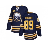 Men Adidas Buffalo Sabres #89 Alexander Mogilny Navy Blue Home Authentic Stitched NHL Jersey