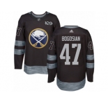Men's Adidas Buffalo Sabres #47 Zach Bogosian Authentic Black 1917-2017 100th Anniversary NHL Jersey